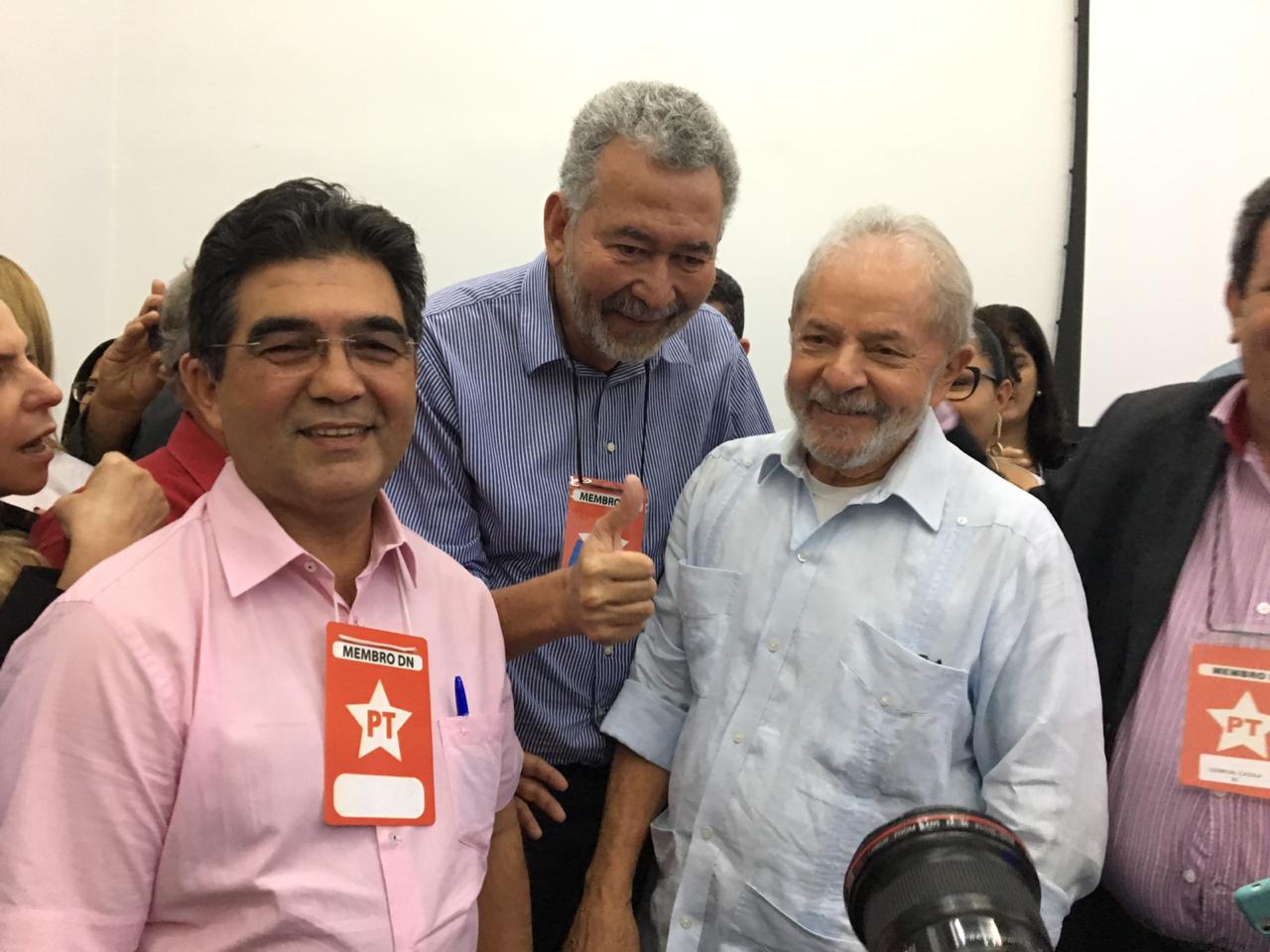 Limma com o ex-presidente Lula: sintonia política